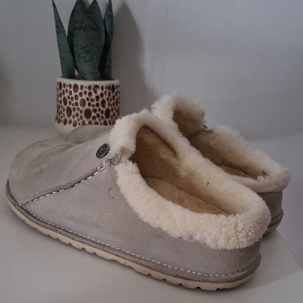 Birkenstock Zermatt EU 38 / Women’s 7–7.5 Shearling Clog Slippers - Picture 12 of 14